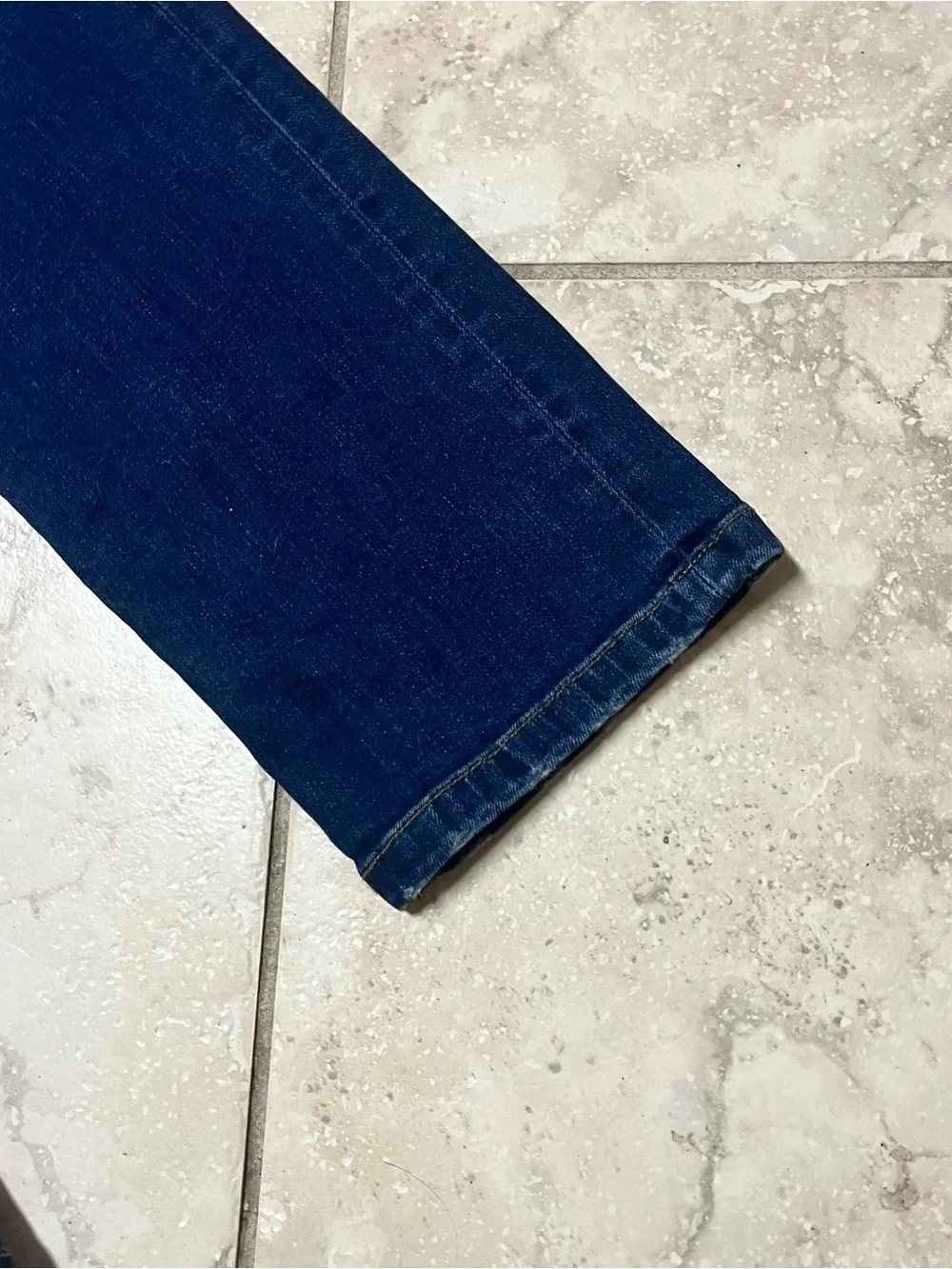 Desigual Men’s Blue Slim Straight Jeans Button Fly Dark Wash Size 32
